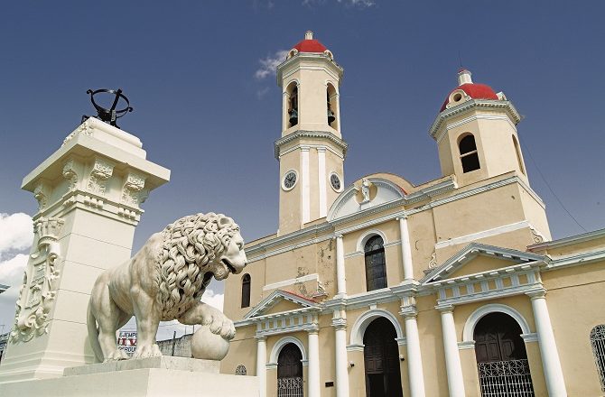 A church in Cienfuegos city centre