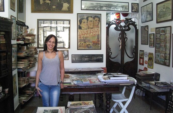Memorias Libreria, an antique shop in Old Havana, Cuba