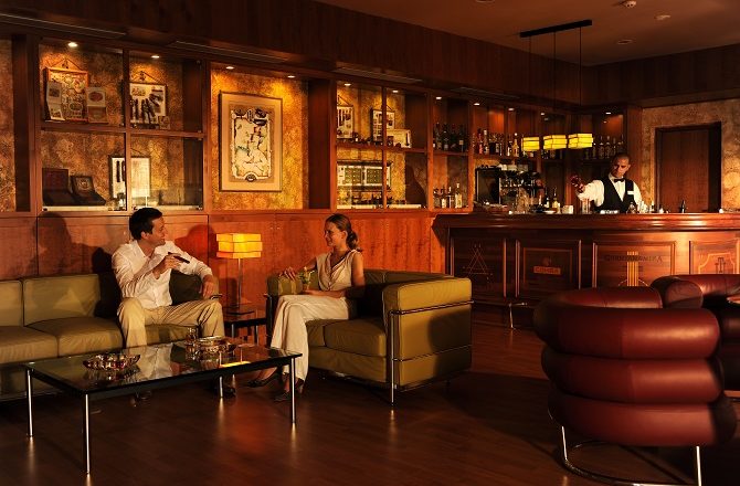 The cigar bar at the Iberostar Varadero