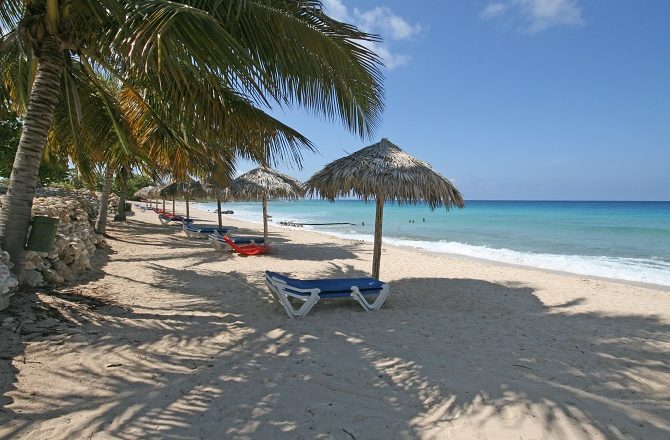 A beach near Trinidad in Cuba