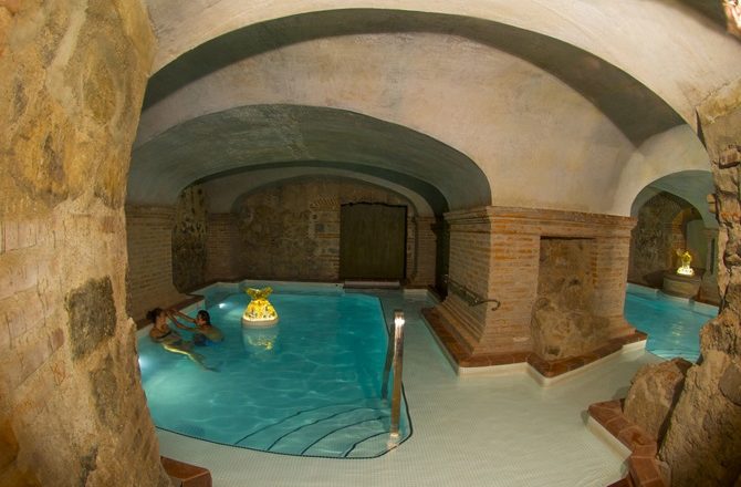 The spa at Hotel Santo Domingo in Antigua, Guatemala