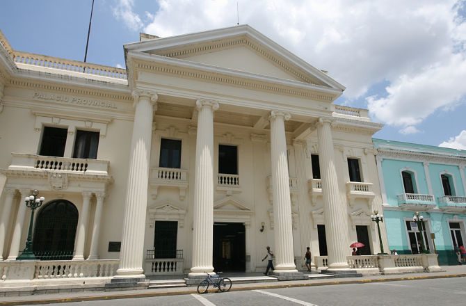 The Tren Blindado is located in the central Cuban city of Santa Clara