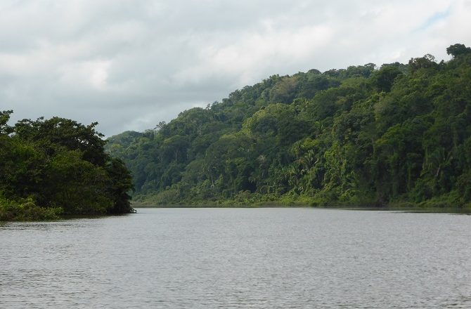 The Pasion River in Guatemala