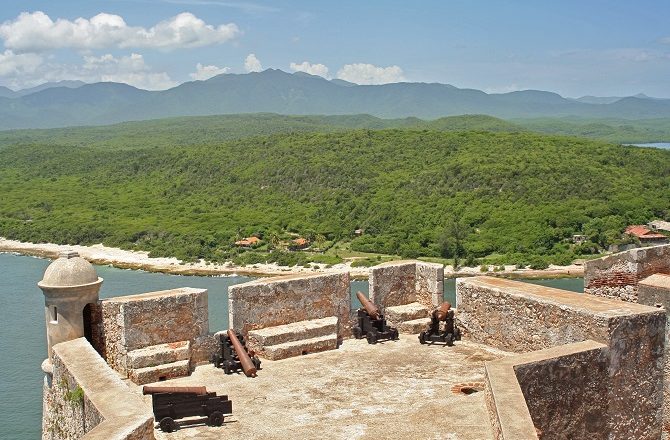 San Pedro de la Roca castle in Santiago de Cuba is a UNESCO World Heritage site