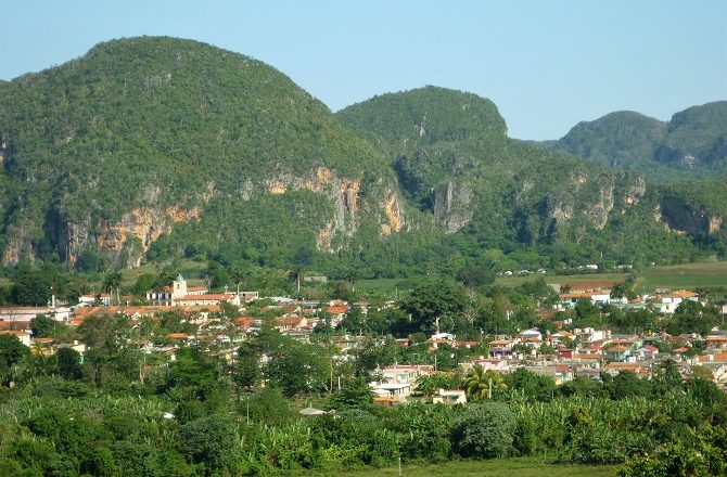 The Vinales Valley is one of 2 Natural UNESCO World Heritage sites in Cuba