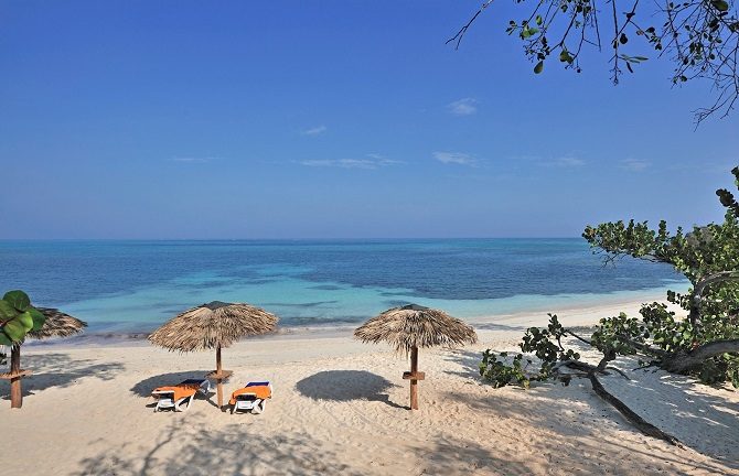 Guardalavaca beach in eastern Cuba