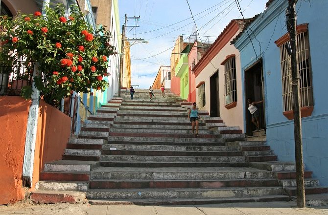 The Spanish Steps in Santiago de Cuba