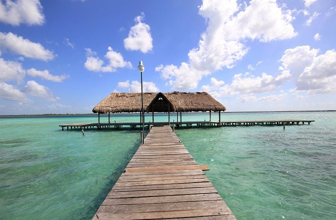 Laguna Bacalar in Mexico