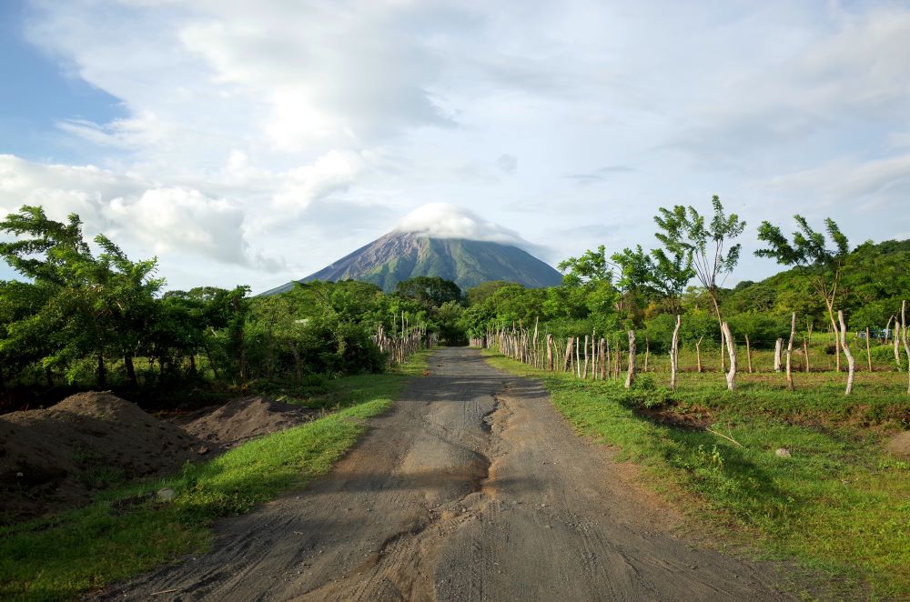 Dirt Road To Volcano Nicaragua