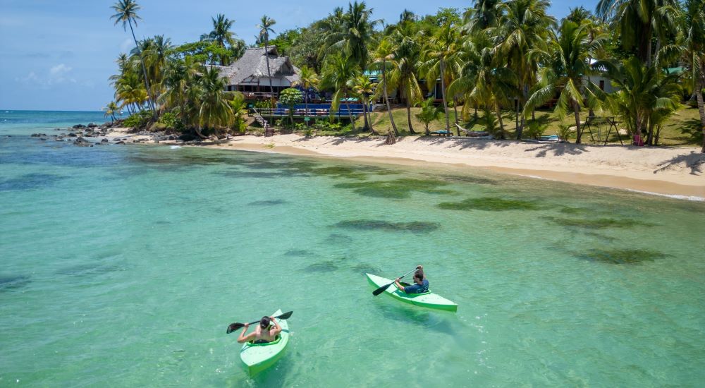 Kayaking Little Corn Island