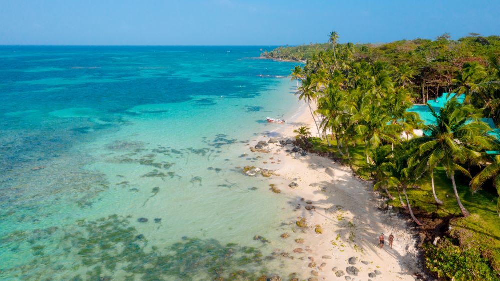 Little Corn Aerial Beach