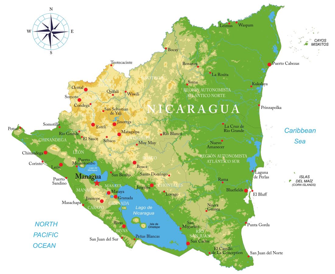 Nicaragua Map