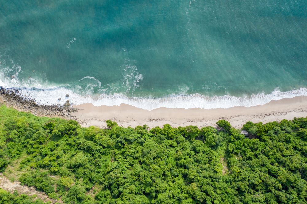 Pacific Coast Nicaragua Aerial