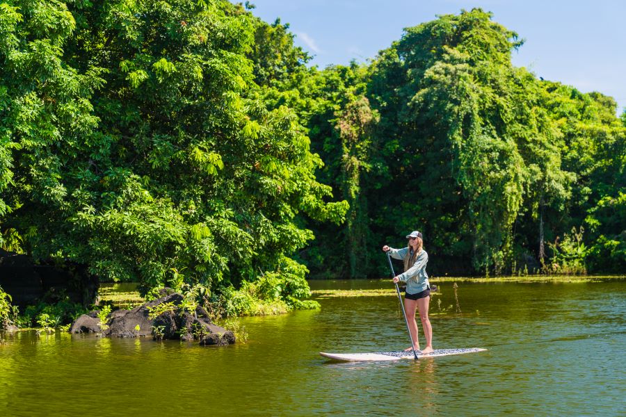 Paddle Boarding Lake Nicaragua