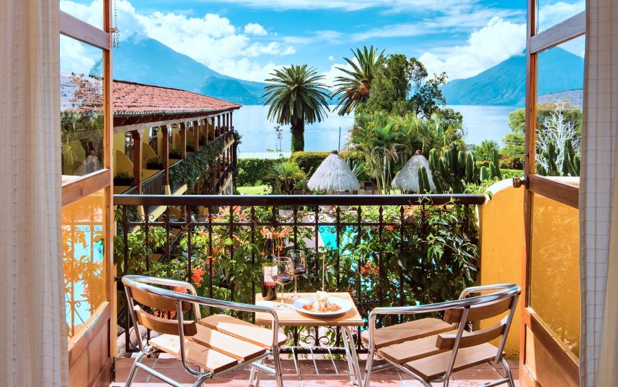 Hotel Balcony Lake Atitlan View