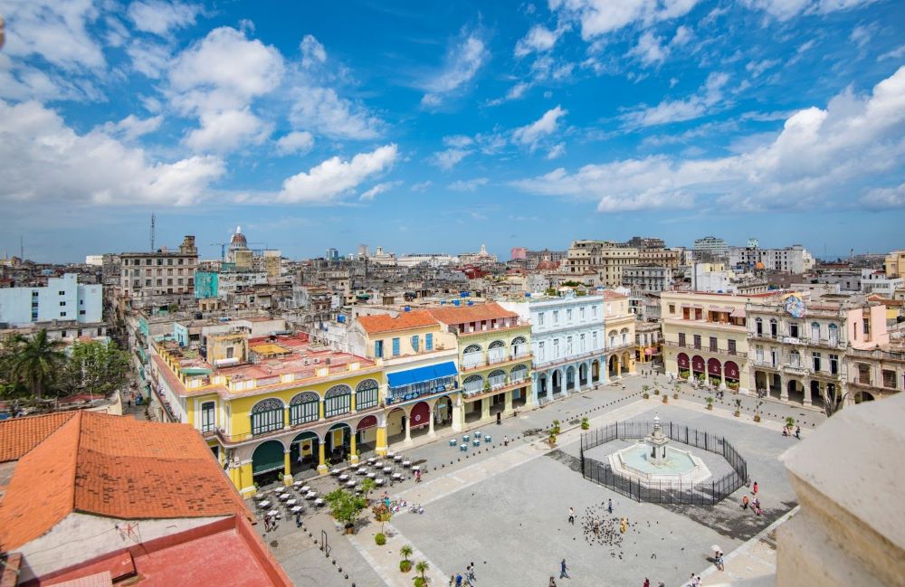 View Over Plaza Vieja Havana