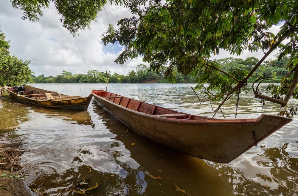 Wooden Canoe River